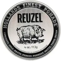 Reuzel Concrete Hold Piglet Matte Pomade, vahva pito, ei kiiltoa, vesiliukoinen - 113g