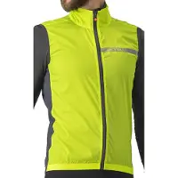 Castelli Squadra Stretch Vest Yellow Grey, Size XXL