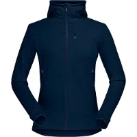 Norrøna Women's Falketind Warmwool Stretch Zip Hood naisten välikerrostakki