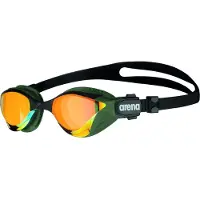 Arena Cobra TRI Swipe Mirror uimalasit, Yellow Copper-Army
