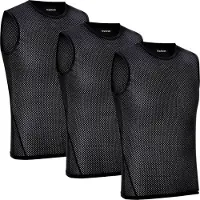 Gripgrab 3-pack Ultralight Mesh -hihaton aluspaita musta miehet