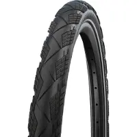 Schwalbe Marathon Efficiency Evo Folding Tyre 27.5x2.15" Addix Race V-Guard E-50 Reflex, musta 55-584 | 27.5x2.15" 2022 Pistosuojatut renkaat
