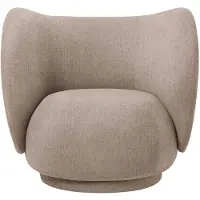 Ferm Living Rico Lounge nojatuoli Boucle - Sand