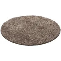 Ayyildiz Teppiche Matto LIFE LIFE round mocca, 80x80 cm
