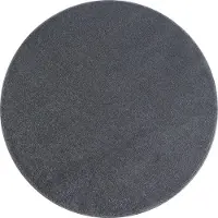 Adana Carpets pyöreä matto Ata vaaleanharmaa, 200x200 cm