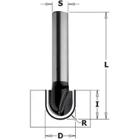 Cmt U-urajyrsin Contractor K914-190; R=9,5 mm; D=19