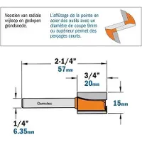 Cmt Urajyrsin ; S=1/4''; D=15 mm