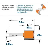 Cmt Urajyrsin ; S=1/4''; D=20 mm