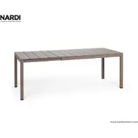 Nardi Rio Ruokapöytä 140/210x85 cm Tortora