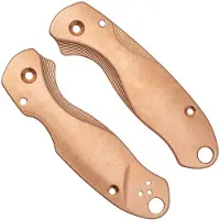 Flytanium Spyderco Para 3 Scales, Lotus Copper