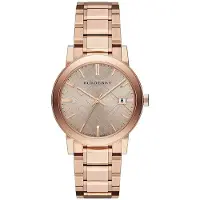 Burberry BU9034 Rose Dial Rose Gold-Tone Naisten katsella