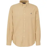 Ralph Lauren for man. 710889740001 Custom garment dyed beige Oxford shirt (M), Casual, Cotton, Long sleeve