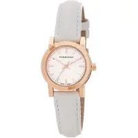 Burberry BU9209 Rose Gold Tone Valkoinen nahka Naisten katsella