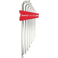 Format Kuusiokoloavainsarja pallopäällä 2–10 mm pitkä, 8 osaa, pidin