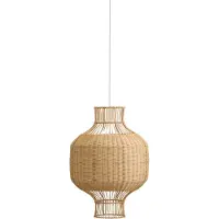 Sika-Design Hikari lampunvarjostin, luonnonvärinen rottinki