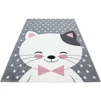 Adana Carpets Lastenhuoneen matto Kids Pink 0550, 160x230 cm