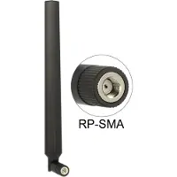 DeLOCK – WLAN 802.11 ac/a/h/b/g/n Antenna RP-SMA plug 5 - 7 dBi omnidirectional (88913)