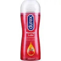 Durex Play Massage 2in1 hierontageeli stimuloivalla Guaranalla - 200 ml