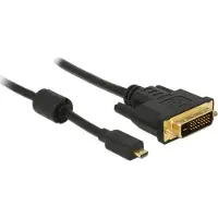 DeLOCK HDMI Micro - DVI-D cable 1m black (83585)