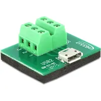DeLOCK – Adapter Micro USB female > Terminal Block 6 pin (65517)