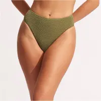 Seafolly Seadive High Rise Pant - Khaki green - 34
