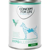 Concept for Life 12x400g Vet Diet Hypoallergenic hevosenliha koiranruoka