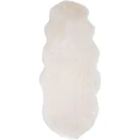 House Nordic Irma - Lambskin Artificial, Ivory, 60X180 Cm - Cream - 6.5X60X180CM