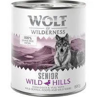 Wolf of Wilderness 24x800g Senior lammas & kana, ankka & vasikka