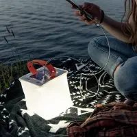 SmartaSaker Aurinkokennolyhty varavirtalähteellä, PackLite Max 2 000 mAh