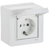 Schneider ELECTRIC EXXACT PINTA 1-OSAINEN PISTORASIA IP44 SISÄLTÄÄ PINTAKOJERASIAN JA BASIC KEHYKSEN (WDE002978)