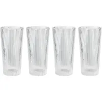 Stelton Pilastro long drink -lasi 30 cl 4-pakkaus Clear