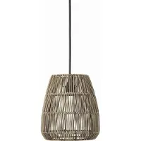 PR Home ulkovalaisin Saigon, harmaa, Ø 28 cm, kaapeli 2,5 m himmennettävä, Alumiini/harmaa/sinkki, Synteettinen materiaali