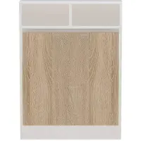 Norda Design Moderni Taittopöytä, Patara-väri, 70 Cm X 96 Cm X 15 Cm | 100 % Melamiinipinnoitettu, 18 Mm Paksu