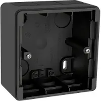Schneider ELECTRIC EXXACT 1-OSAINEN PINTAKOJERASIA KORKEA IP44 ANTRASIITTI (WDE003461)