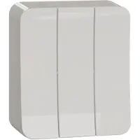Schneider ELECTRIC EXXACT PINTA 1+1+1-KYTKIN IP21 JOUSILIITOS VALKOINEN (WDE015536)