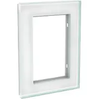 Schneider ELECTRIC EXXACT SOLID 2-PISTORASIAKEHYS LASI KIRKAS VALKOINEN (WDE004034)