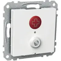 Schneider ELECTRIC EXXACT PAINIKE VEDETTÄVÄLLÄ JOHDOLLA RWC VALKOINEN (WDE002645)