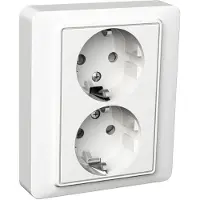 Schneider ELECTRIC EXXACT BASIC 2-OSAINEN PISTORASIA KOKOPEITELEVYLLÄ JOUSILIITOS VALKOINEN (WDE002186)