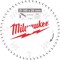 Milwaukee 52 hampaista universaali saha 2.2x160mm 4932471292