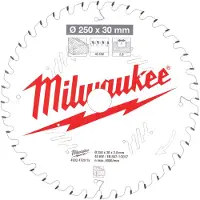 Milwaukee Katkaisuterä puulle 4932472015; 250x30x2,8 mm; Z40; 15°