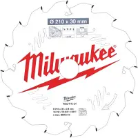 Milwaukee 4932259182 Sahanterä 210x2,4x30mm, 16T