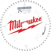 Milwaukee Katkaisuterä puulle 4932471309; 235x30x2,4 mm; Z60; -5°