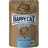 Happy Cat 6x85g Bio Pouch luomukana -kissanruoka