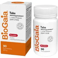 Biogaia Tabs Mansikka pureskeltava maitohappobakteerivalmiste 90 tablettia