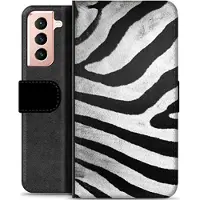 Mtp Products Samsung Galaxy S21 5G Premium Lompakkokotelo - Zeebra