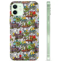Mtp Products iPhone 12 TPU Suojakuori - Graffiti