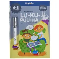 Asplund, Pyyhittävä LU-KU-PUU-HA -puuhakirja 6-8 v - Lue ja ratkaise tehtävät