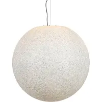 QAZQA Moderni ulkokattokruunu harmaa 77 cm IP65 - Nura