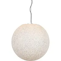 QAZQA Moderni ulkokattokruunu harmaa 56 cm IP65 - Nura