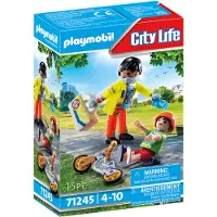 Playmobil City Life Sairaanhoitaja ja Potilas Leikkisetti